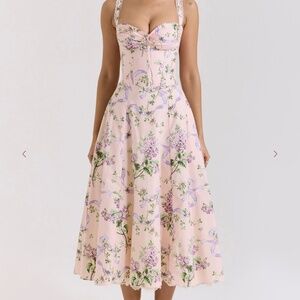 HOUSE OF CB MIDI DRESS - SIZE M (WORN ONCE)